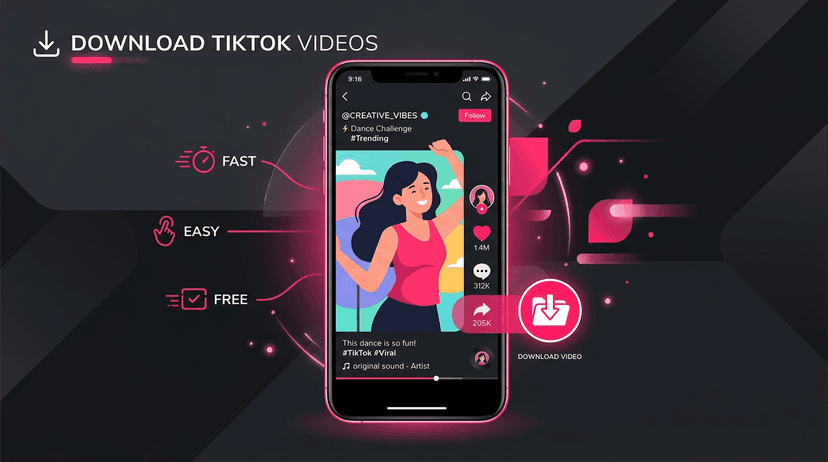Download TikTok videos with or without watermark - step by step