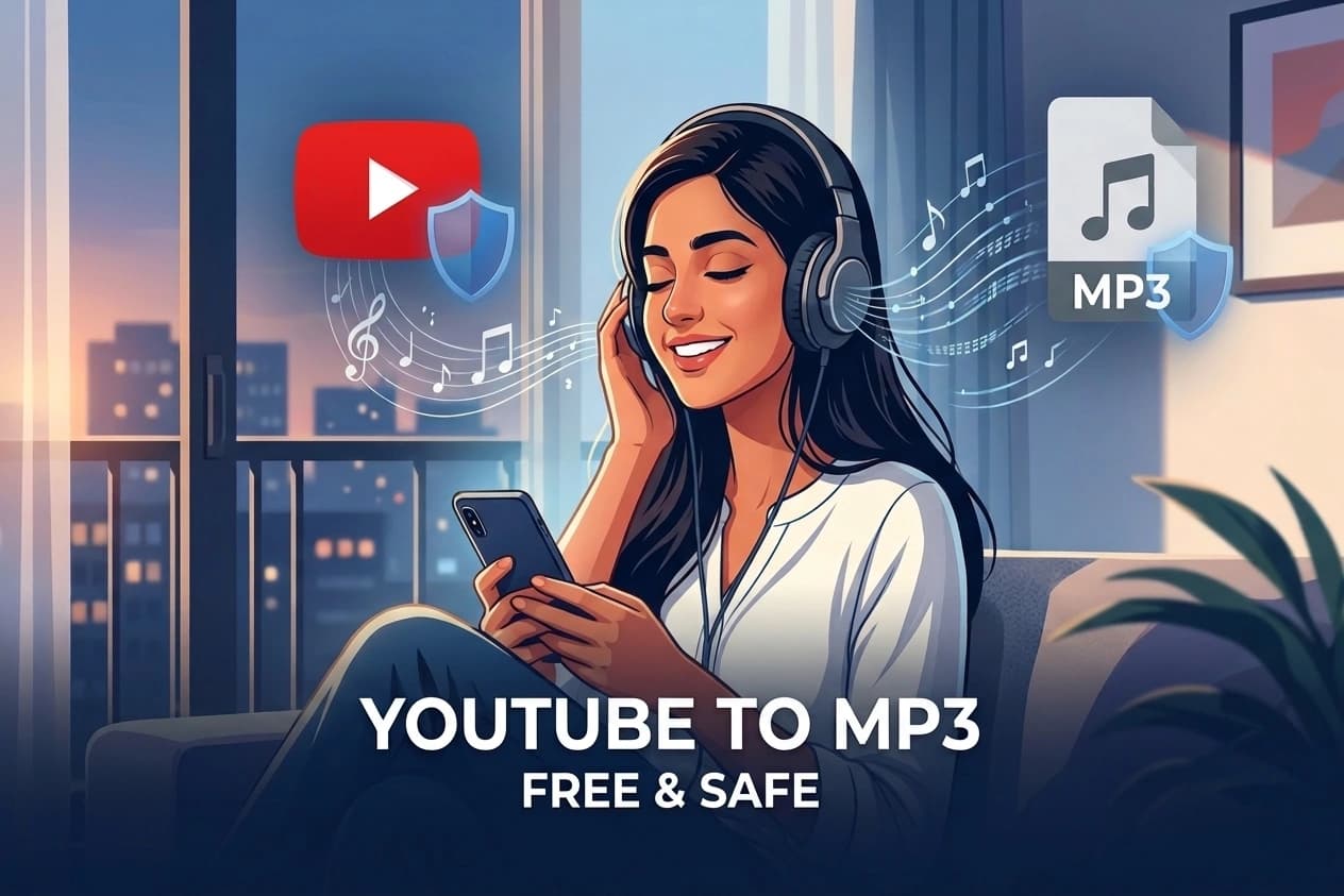 YouTube to MP3 conversion — video to audio MP3 with quality and offline listening